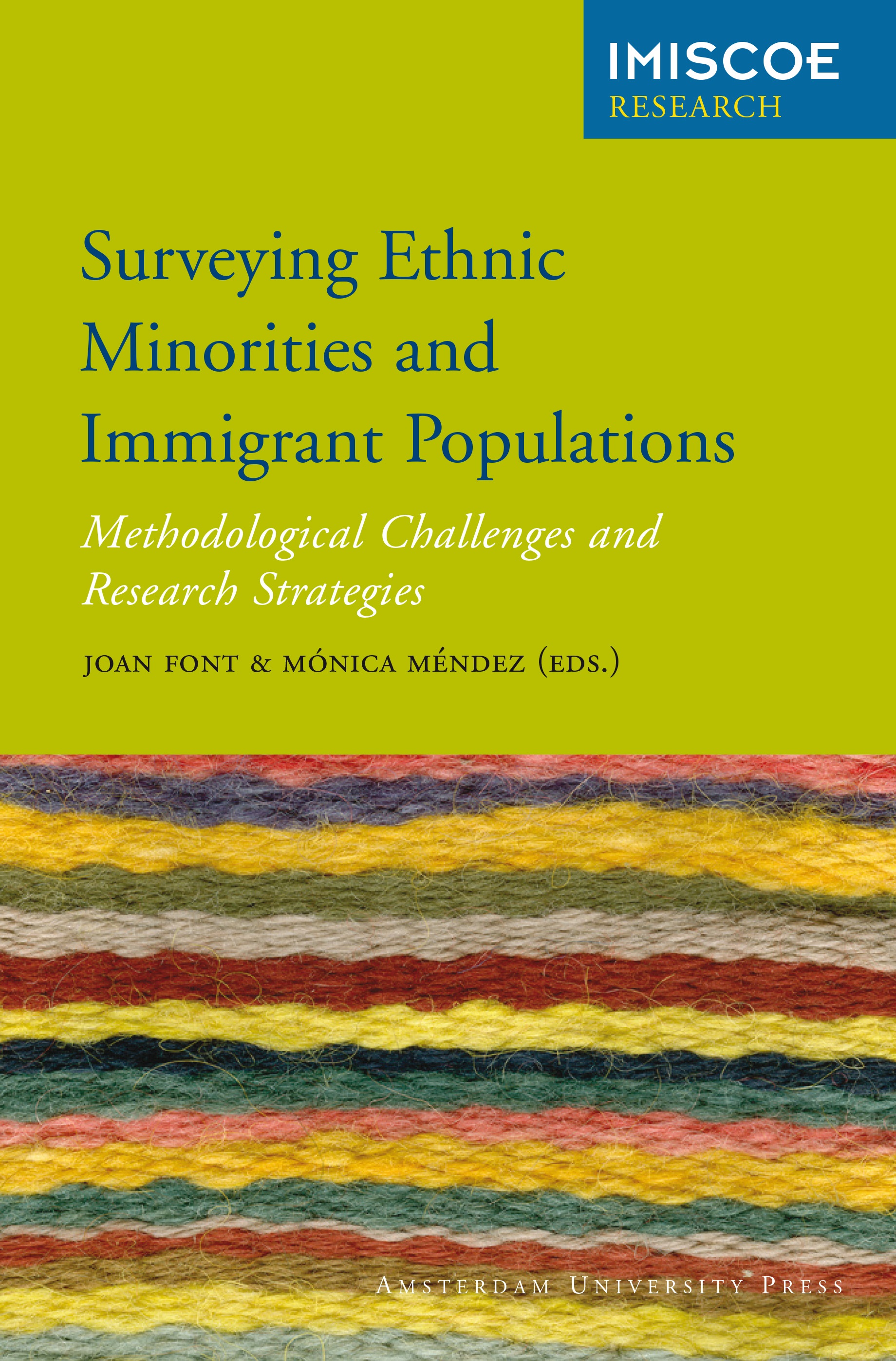 Cover of Surveying Ethnic Minorities and Immigrant Populations