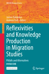 the picture shows the book cover of the book Reflexivities and Knowledge Production in Migration Studies. Pitfalls and Alternatives